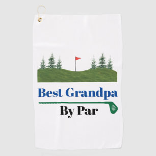 Serviette De Golf Meilleur Grand-Père Par Par