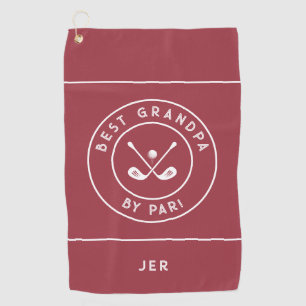 Serviette De Golf Meilleur Grand-Père par Par Citation drôle de go