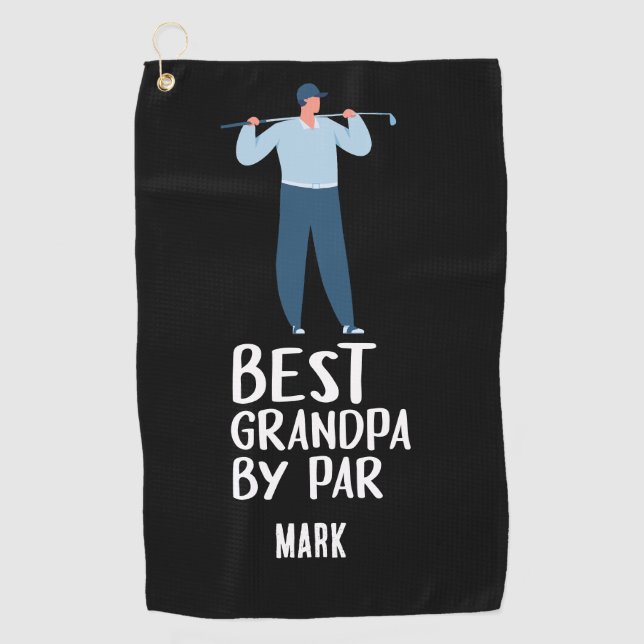 Serviette De Golf Meilleur grand-père par Par Grand-père (Devant)