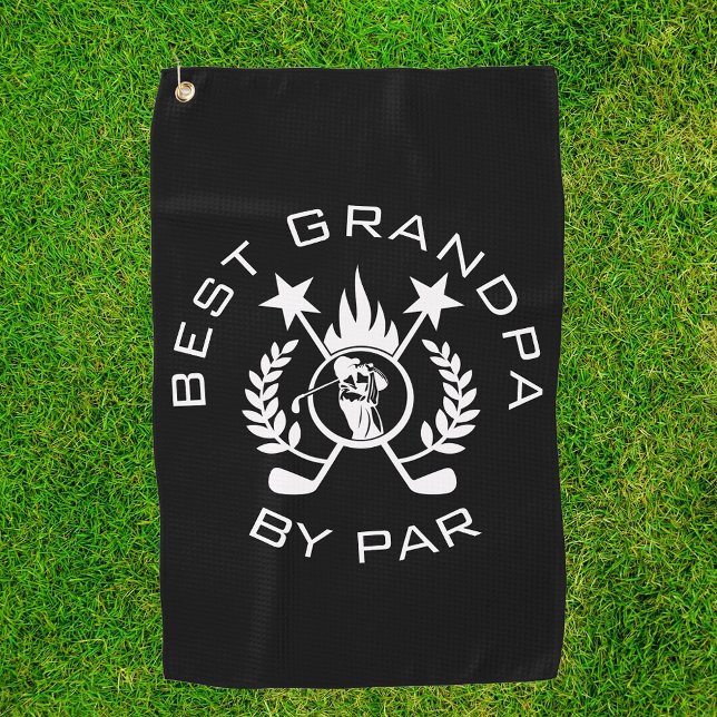 Serviette De Golf Meilleur grand-père par Par Père's Gift Golf Towel (Créateur téléchargé)
