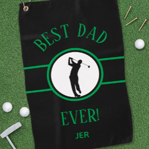 Serviette De Golf Meilleur papa jamais Golfer Fun Pro Sports Monogra