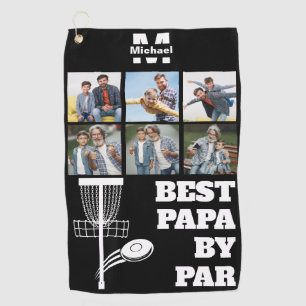 Serviette De Golf Meilleur Papa Par Disque Golf Frisbee Custom 6 Pho