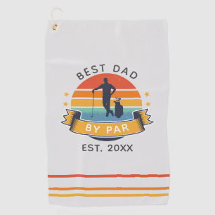 Serviette De Golf Meilleur papa Par Par Par Golfing Fête des pères P