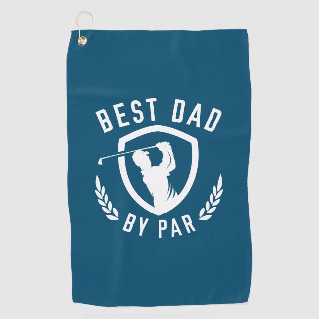 Serviette De Golf Meilleur papa par rapport (Devant)
