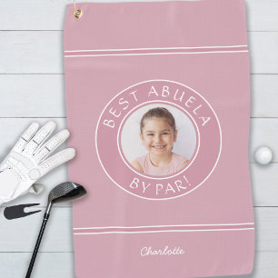 Serviette De Golf Meilleure Abuela par Par Golfeur Élégant Rose Cade