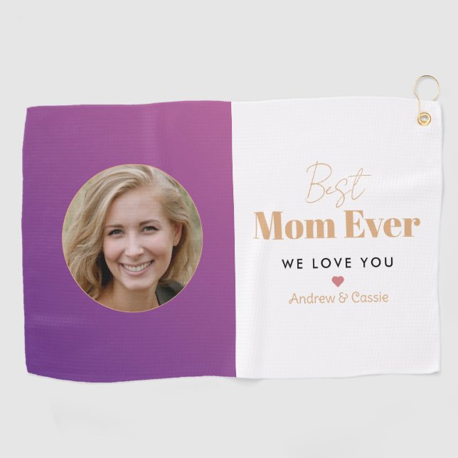 Serviette De Golf Meilleure maman jamais (Horizontal)