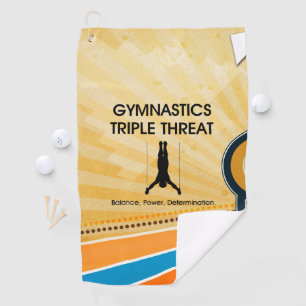 Serviette De Golf Menace SUPÉRIEURE de triple de gymnastique