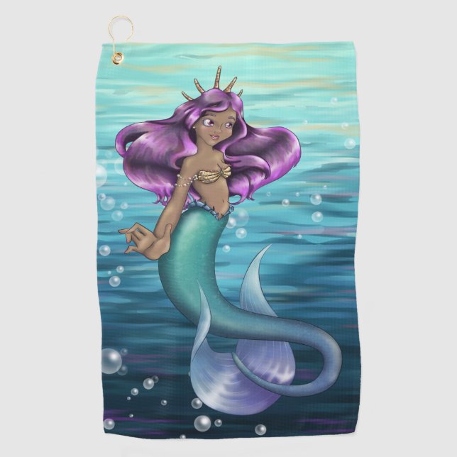 Serviette De Golf Mermaid Iole (Devant)