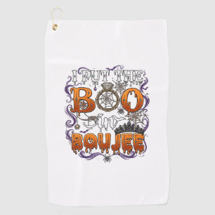 Serviette De Golf Mettre Boo Boujee Halloween Diamant Couronne de Ba