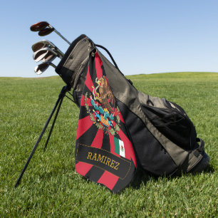 Serviette De Golf Mexique Golf & Premium drapeau mexicain / Patriote