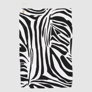 Serviette De Golf Modèle Zèbre