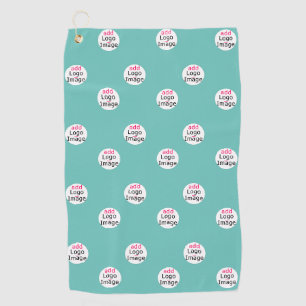 Serviette De Golf Moderne Professionnel Personnalisé Monnaie Vert