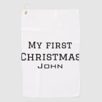 Mon premier Noël ajouter nom masculin hommes texte