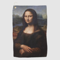 Mona Lisa & Art Golf Serviette /Leonardo da Vinci