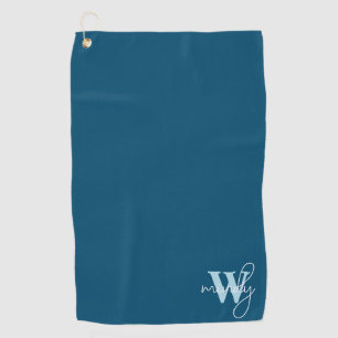 Serviette de golf monogrammé