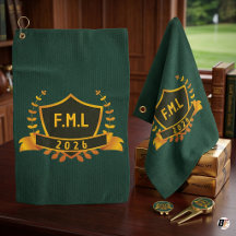 Monogramme Initiales Personnalisées Blason Bouclie