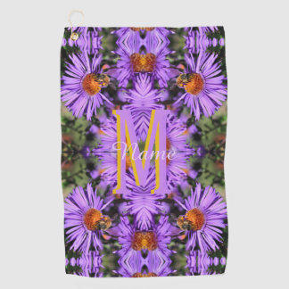 Serviette De Golf Monogramme personnalisé initiale nom abeille à mie