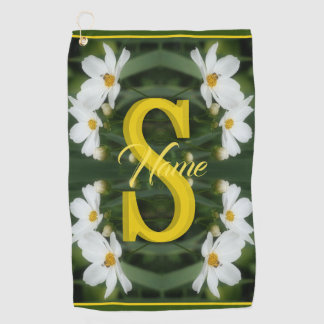Serviette De Golf Monogramme personnalisé Initiale Nom Art de Margue