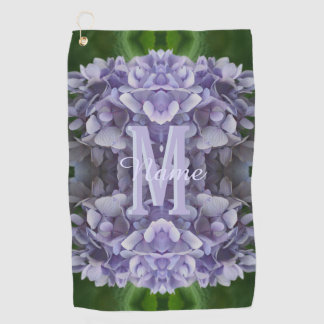 Serviette De Golf Monogramme personnalisé Votre initiale Nom Fleur d