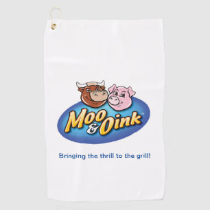 Serviette de golf Moo & Oink