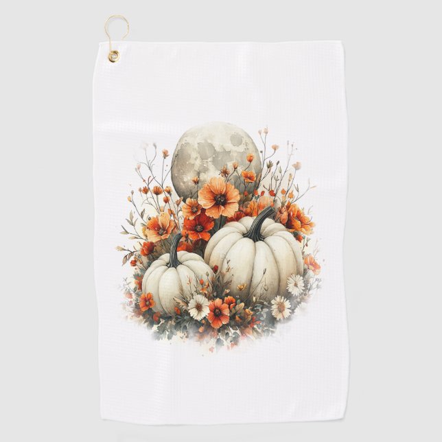 Serviette De Golf Moon Shirt Country Citrouille (Devant)