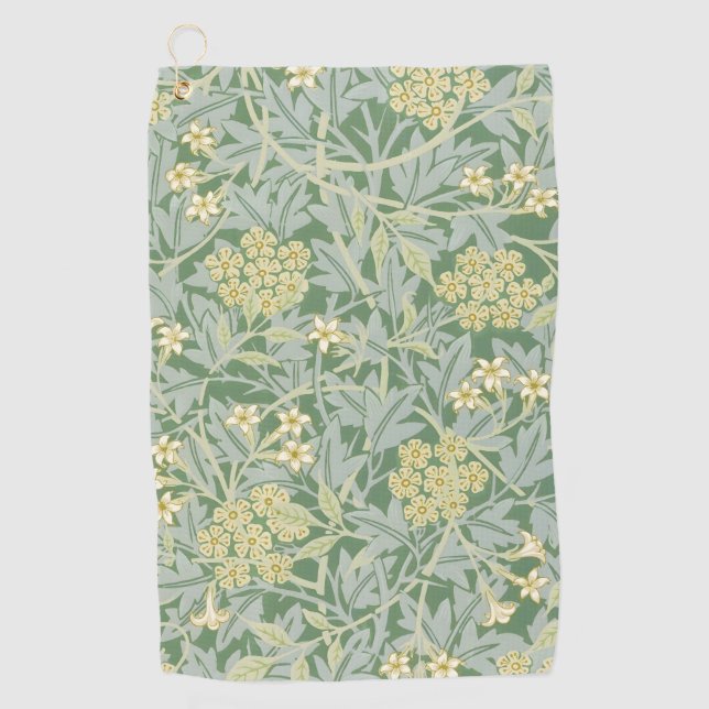 Serviette De Golf Morris Vine & Jasmine Jardin Fleur Classique (Devant)