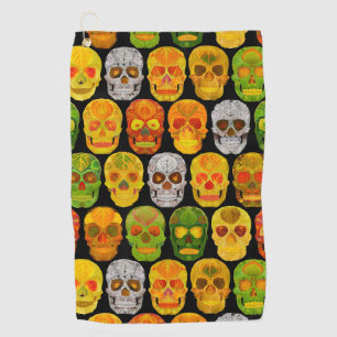 Serviette De Golf motif 2018 des Skulls de feuilles d'Aspen