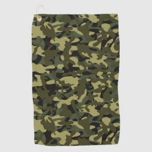 Serviette De Golf Motif camouflage Euro printemps