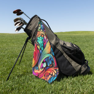 Serviette De Golf Motif coloré Paisley