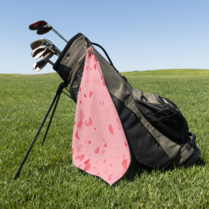 Serviette De Golf Motif de coeur 34