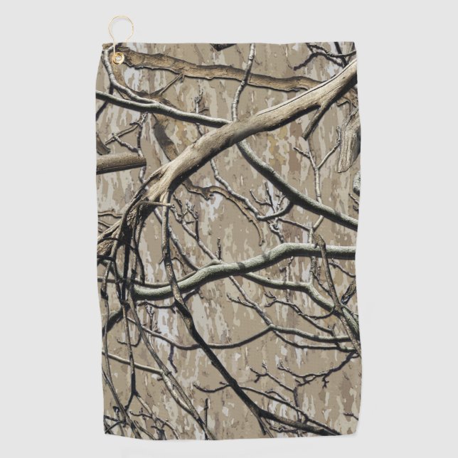 Serviette De Golf Motif de la chasse au camouflage 5 (Devant)