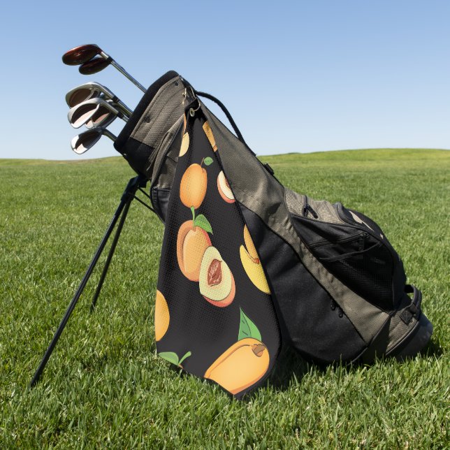 Serviette De Golf Motif de pêche 5 (Vert)