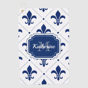 Serviette De Golf motif Fleur-De-lis