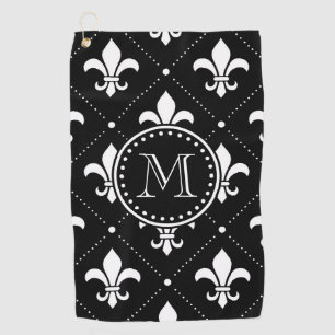 Serviette De Golf Motif Fleur De Lis