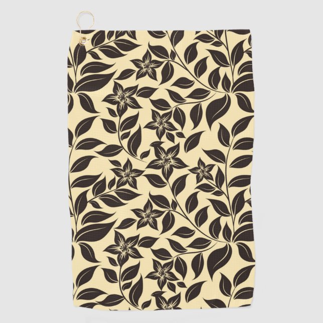 Serviette De Golf Motif floral Feuille-47566 (Devant)