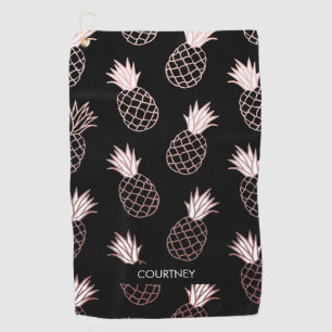 Serviette De Golf Motif mignon d'ananas