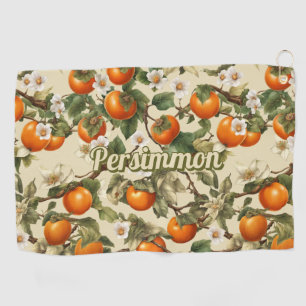 Serviette De Golf Motif Persimmons