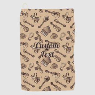 Serviette de golf Motif Rebetiko