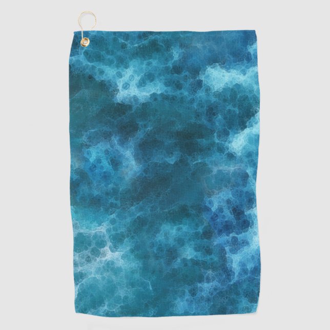 Serviette De Golf Mousse mer (Devant)
