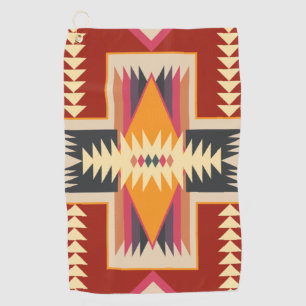 Serviette de golf Navajo Design-8