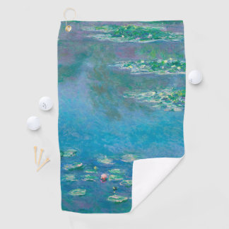 Serviette De Golf Nénuphars de Claude Monet Fine Art Painting