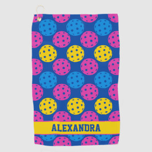 Serviette De Golf 🏐 Neon Dink Dot Pouch
