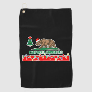 Serviette De Golf Noël en Californie