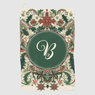 Serviette De Golf Noël Victorien/Classique/Vintage