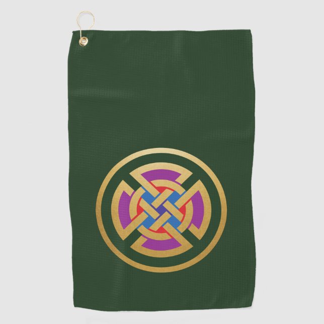 Serviette De Golf noeud celtique (Devant)