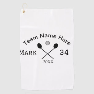 Serviette De Golf Nom de l'équipe ici ajouter le nom paddle golf à b