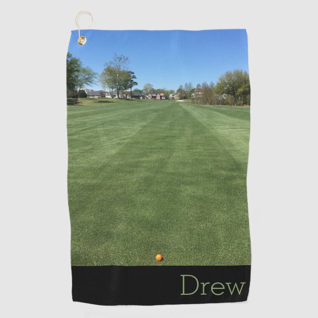 Serviette De Golf Nom de l'image Photo personnalisée (Devant)