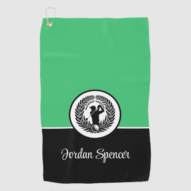 Serviette De Golf Nom personnalisé Golf Towel (Devant)