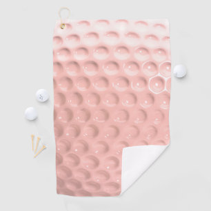Serviette De Golf Novelty Pink Golf Ball