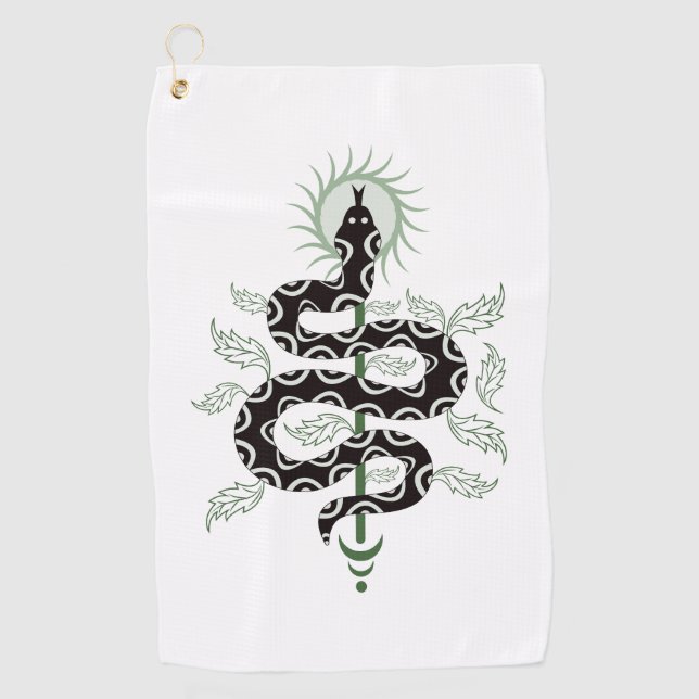 Serviette De Golf Oasis du serpent (Devant)